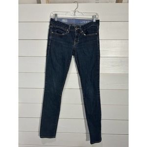 Gap Jeans Womens 26 Denim Pants Mid Rise True Skinny‎ Slim